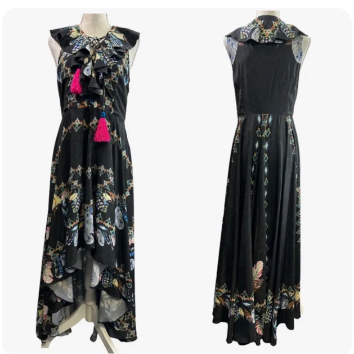 White Sand Gorgeous Black Maxi Dress. See Below For Details.